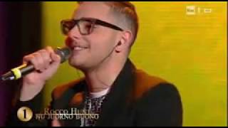 lammore overo rocco hunt il vincitore di sanremo 2014 si commuove [upl. by Rahmann357]