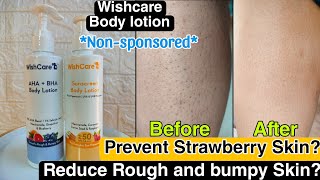 Wishcare💙Body lotion💙ReviewAHABHA and Sunscreen Body lotion ReviewWort Buying✅or Not❌ [upl. by Nywde]