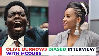 OLIVE BURROWS HEATED BIASED INTERVIEW WITH KASMUEL MCOURE [upl. by Farrica239]