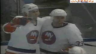 December 11 1990 Devils at Islanders Hockey Week highlights [upl. by Lecrad]