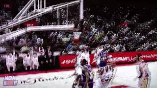 NBA 2K11 Michael Jordan Challenge Game Highlights [upl. by Enyamart]