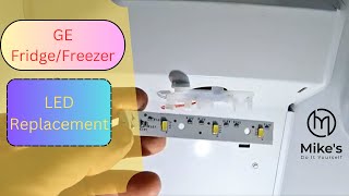 GE Fridge Freezer LED Replacement [upl. by Lachman728]