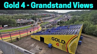 Gold 4 Spa Francorchamps Grandstand Views  2023 Belgian Grand Prix [upl. by Saunder123]