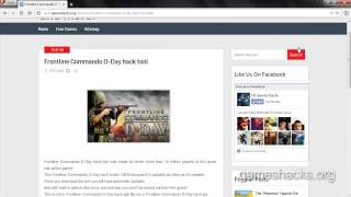 Frontline Commando DDay hack tool by GamesHacksorg [upl. by Antoine70]