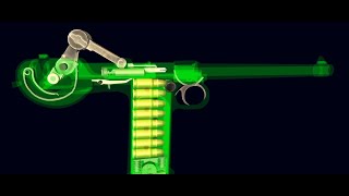 Slow Mo Of Borchardt C93 Firing How It Works Borchardt C93 SemiAutomatic Pistol [upl. by Obediah]