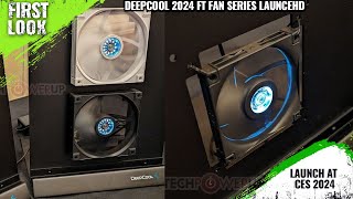 DeepCool FT9 SLIM FT12 and FT14 Fan Launched At CES 2024 [upl. by Neelac]