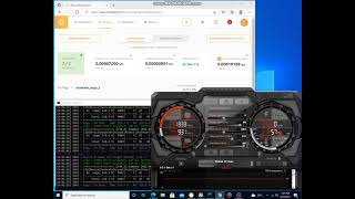 Ergo Autolykos Mining Hashrate up to 250 MHs Overclocking MSI AFTERBURNER using 1 GPU RX Vega 56 [upl. by Niveek681]