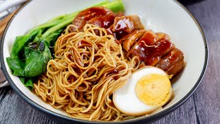 Easiest Soy Sauce Chicken Noodles Chicken Lo Mein 豉油鸡面 Chinese Soya Sauce Chicken Noodles Recipe [upl. by Eelrebmik]