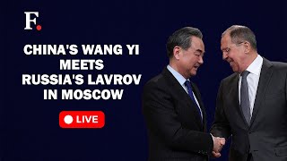 Lavrov  Wang Yi LIVE Russia FM Sergey Lavrov hosts Chinas Wang Yi in Moscow  Russia Ukraine War [upl. by Valley]