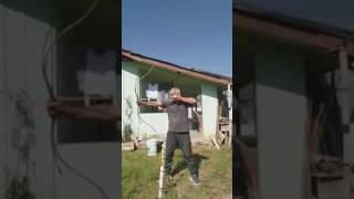 Testing a Penobscot Bow by Demerval archery bowandarrow arcoeflecha handmade diy handmade [upl. by Foah656]