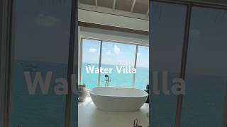 A water villa that exceeds all expectations ✨maldives travel trending shorts ytshort explore [upl. by Assereht759]