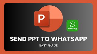 How To Send PPT From Computer TO WhatsApp [upl. by Enrica]