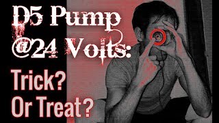 Running a D5 style pump at 12 vs 24 Volts TRICK OR TREAT [upl. by Felicio]