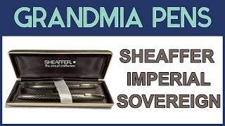 SHEAFFER IMPERIAL SOVEREIGN PEN SET [upl. by Nettie]