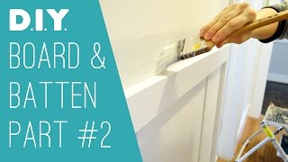 DIY Board amp Batten Part 2  Finishing Details [upl. by Buller]