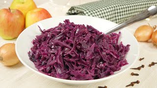 Rotkohl Rezept  Apfelrotkohl unser klassisches Familienrezept [upl. by Neved]