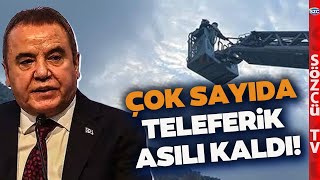 Antalyada Teleferik Kabusu İşte İlk Görüntüler Muhittin Böcekten Açıklama [upl. by Etnoid]