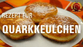 Wunderbares Quarkkeulchen Rezept zum selber backen Omas DDR Rezept [upl. by Aevin]