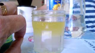 Dissolving oil in water [upl. by Martella]