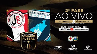 CAMPEONATO CATARINENSE SÉRIE OURO 2023  2ª FASE  JECKrona X São Francisco Futsal [upl. by Natascha715]