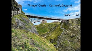 Tintagel Castle  King Arthur  Cornwall England 2023  UK [upl. by Shira44]