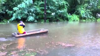 Flooding in West Windsor NJ from Hurricane Irene [upl. by Cailean20]