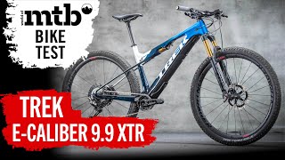 Trek ECaliber 99 im Test I Light E Bike Fully I Shimano XTR I Fazua I Carbon Cross Country E MTB [upl. by Rhody]