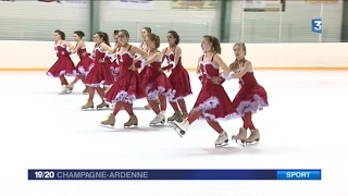 Découverte du patinage synchronisé à Reims [upl. by Heinrick317]