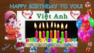 Việt AnhHappy Birthday To You Nhạc Sun Miễn PhíChúc mừng sinh nhật Remix [upl. by Noirda]