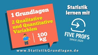 12 Qualitative und Quantitative Variablen [upl. by Farlie868]