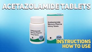 Acetazolamide tablets how to use Uses Dosage Side Effects Contraindications [upl. by Sanburn423]