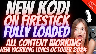 BEST KODI FULLY LOADED SETUP OCTOBER 2024  KODI 100 WORKING [upl. by Baten]