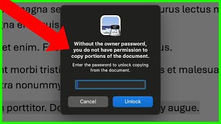 How to Copy Text from PDF on Mac Including Secured and Password Protected PDF Document Files [upl. by Hobie]