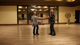 Single Time Swing Intermediate Level III Lesson 2 Nancy amp Steve Fontaine [upl. by Leinoto]