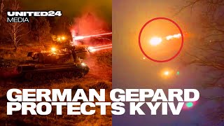 German Gepard Protecting Ukrainian Skies from Russian Drone Attacks [upl. by Pierro479]