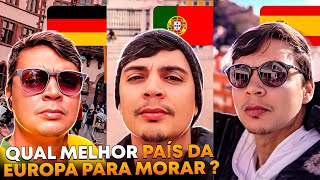 Qual será o melhor País da Europa para Morar  europa españa portugal alemania [upl. by Oizirbaf516]