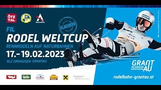 5 FIL Rodel  Weltcup im Rennrodeln auf Naturbahn  Umhausen  Ötztal naturbahn rodelaustria [upl. by Blaze]