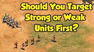 Should You Target Strong or Weak Units First [upl. by Ormond418]