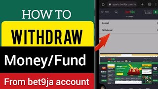 How to Withdraw funds from bet9ja Account [upl. by Stucker216]