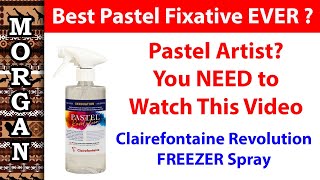 Best EVER Pastel Fixative Freezer Spray  Clairefontaine [upl. by Talbott]