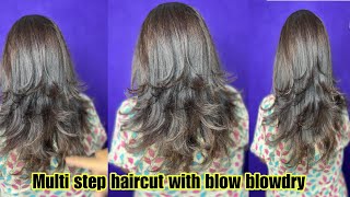 How To Maximum Layer Hair Cut StepbyStep for Beginners Advanced Multi Step Hair Cut by SS Salon [upl. by Leahcym712]