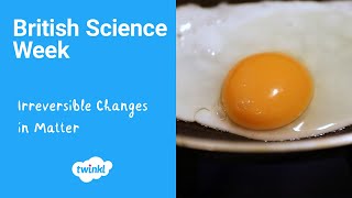 What Causes Irreverisble Changes in Matter  KS2 Science Experiments  British Science Week [upl. by Ellehs738]