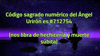 Código Sagrado Numérico de Agesta para el Ángel Urirón 712754 [upl. by Alyworth]