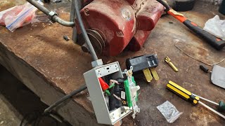 Wiring a 2 Pole Switch Into a 220v Motor [upl. by Benoit]