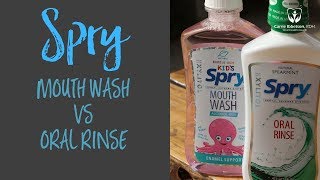 Spry Mouthwash vs Spry Oral Rinse for pH Control [upl. by Cartwright]