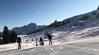 Sella Ronda green direction 2020 HD Dolomiti Super Ski  Sellaronda 1080p [upl. by Chassin]