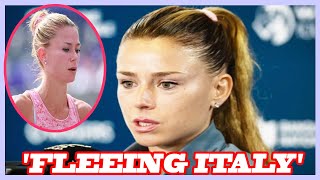 Camila Giorgi finally speaks out after going missing and fleeing Italy [upl. by Ttevi647]