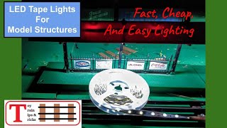 How To Use LED Tape Lights For Model Structures [upl. by Whelan429]