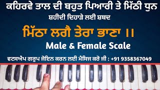 Learn New Shabad On Harmonium  Mitha Lge Tera Bhana  Shahidi Diwas  GS KHALSAharmonium [upl. by Narah931]