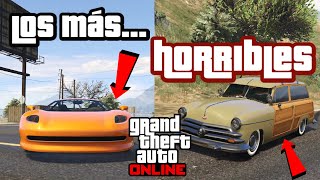 Los 10 autos MÁS FEOS del GTA Online [upl. by Free]